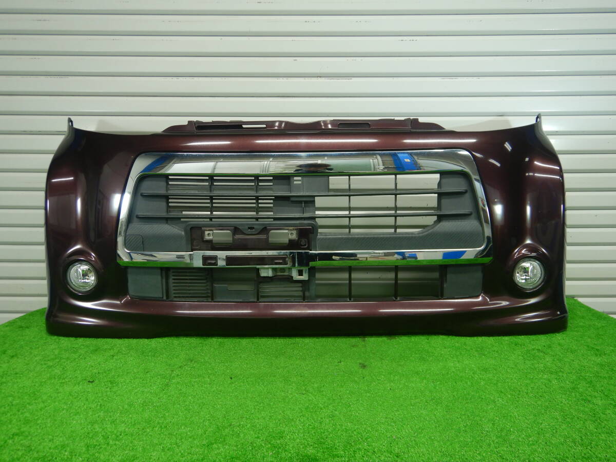 17E】【R49】 タント カスタム L375S フロントバンパー 52119-B2A60-D0 52119-B2A60 ミスティックレッドクリスタルメタリック 【510172】拍卖