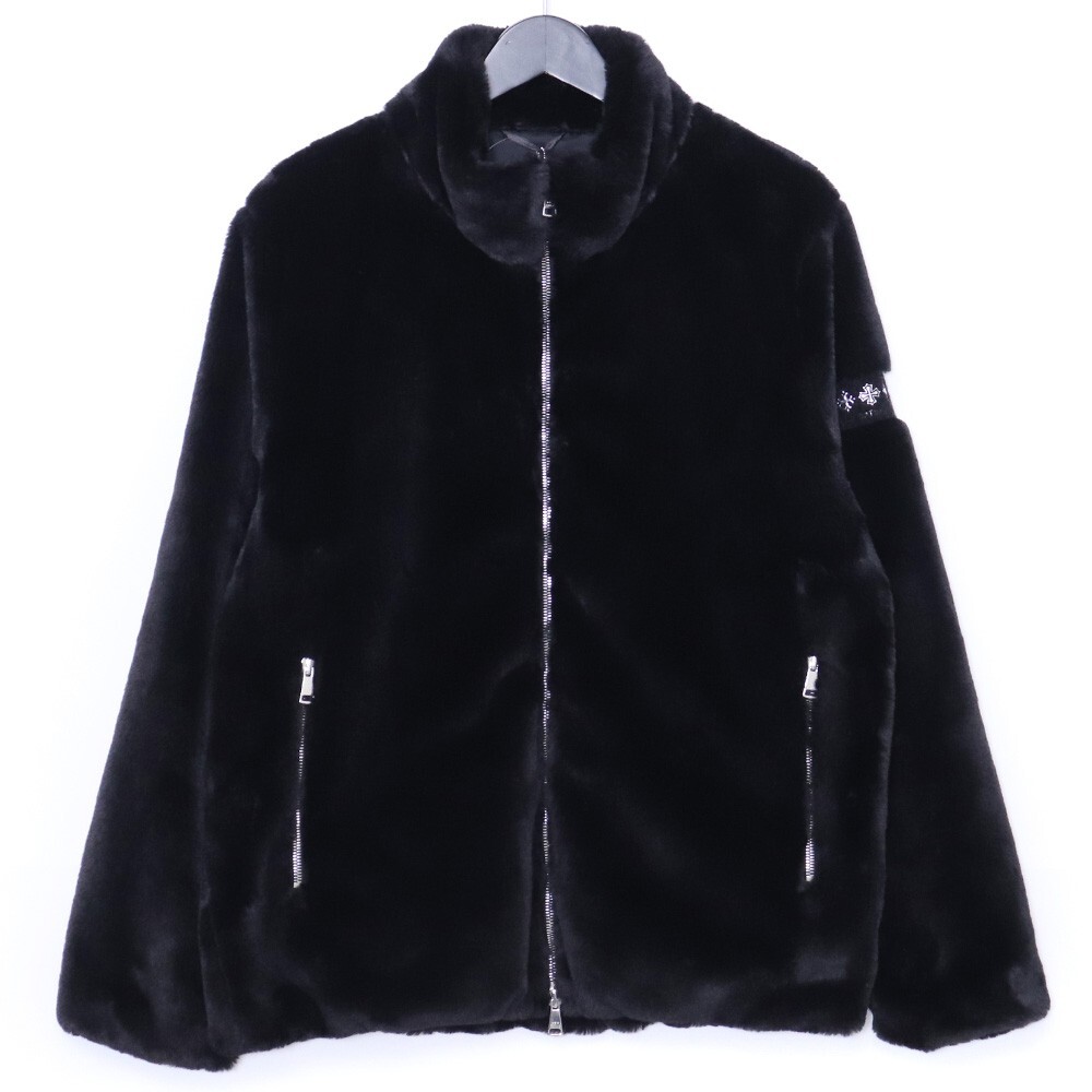 TATRAS ASTONI スタンドカラー ボアブルゾン サイズ02 ブラック MTAT22A4857-L タトラス アストーニ ジャケット フリース拍卖