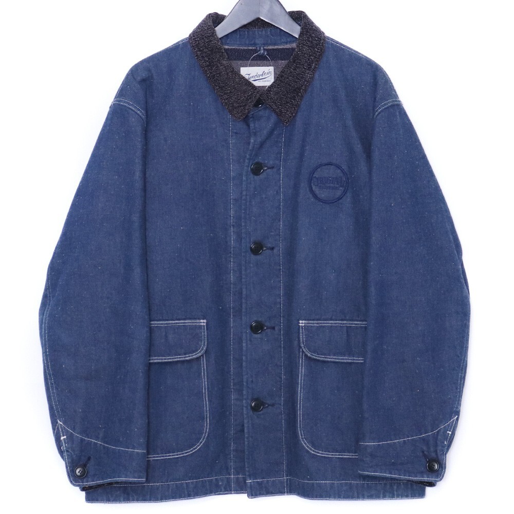 TENDERLOIN デニムブランケットカバーオールジャケット Lサイズ インディゴ テンダーロイン DENIM COVERALL JACKET拍卖