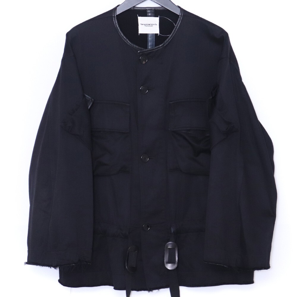 TAKAHIROMIYASHITA THE SOLOIST. Cutoff Mods Coat 48 ブラック sj.0017AW17 タカヒロミヤシタザソロイスト カットオフ モッズコート拍卖