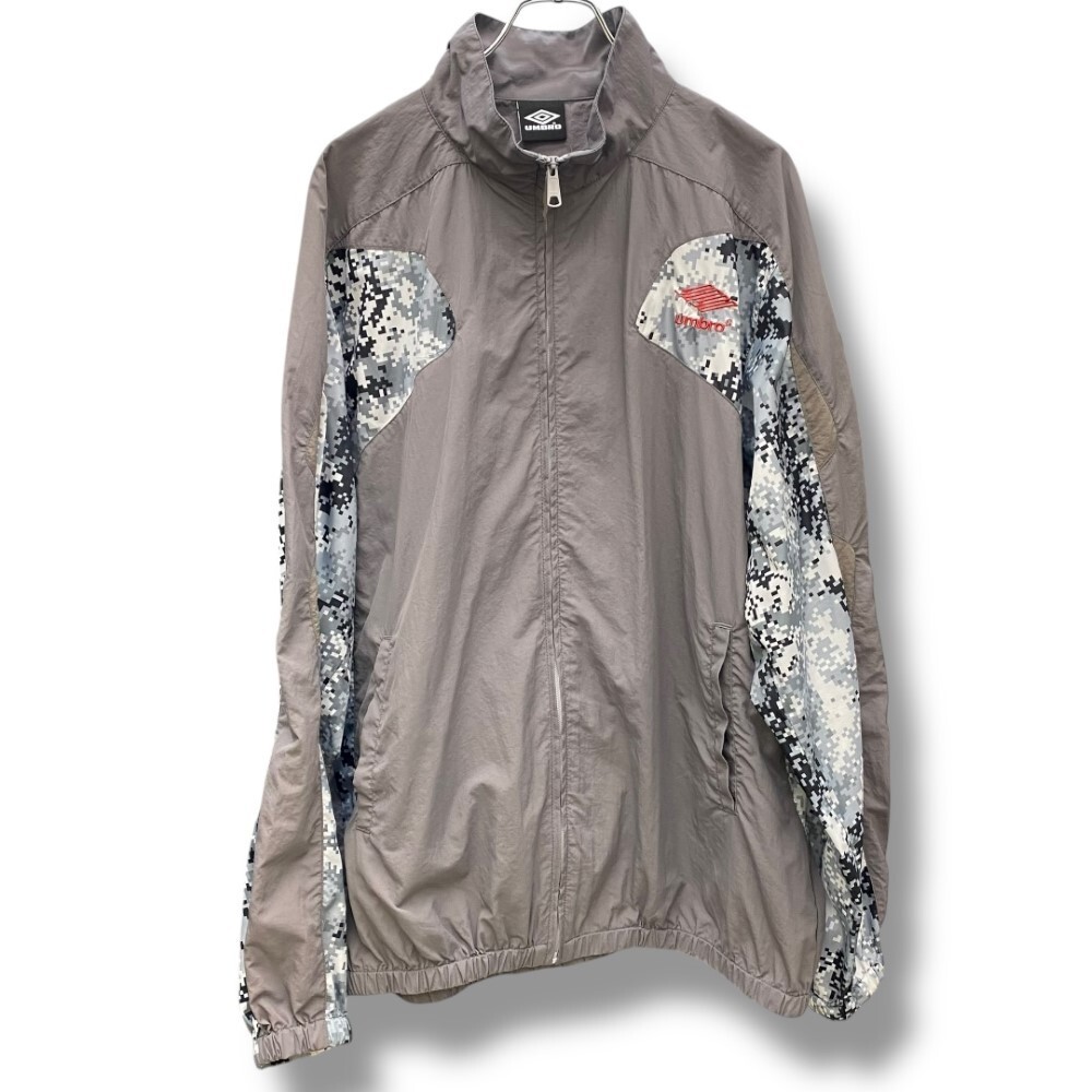 UMBRO × 9090 Tech Nylon Jacket XLサイズ グレー NN1906 アンブロ ナインティ ナインティ テック ナイロンジャケット ブルゾン拍卖