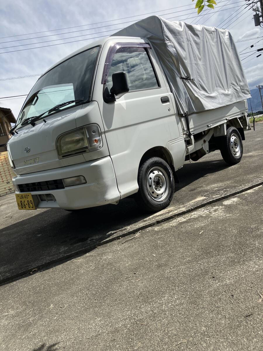 ハイゼットトラック ダイハツ 幌車 純正 GD-S200P 車検1年半 現在116700km エンジン良好 タイミングベルト交換 ミッション交換拍卖