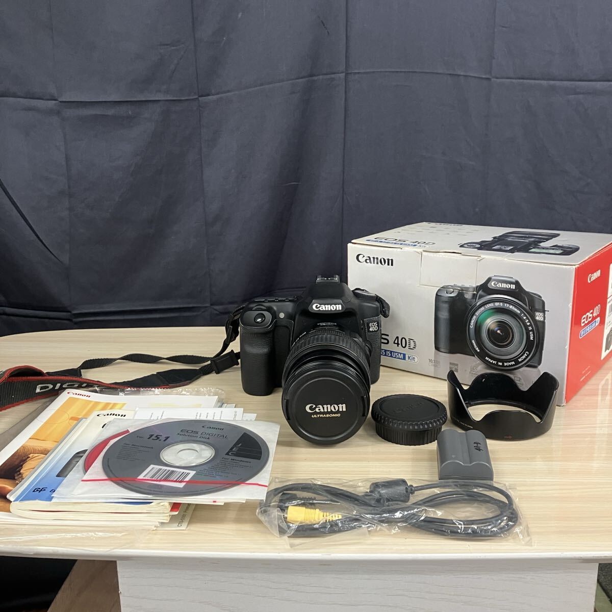 ●【売り切り】Canon キヤノン EOS 40D デジタル一眼レフカメラ レンズセット EF-S 17-85mm 1:4-5.6 IS USM 箱付属拍卖