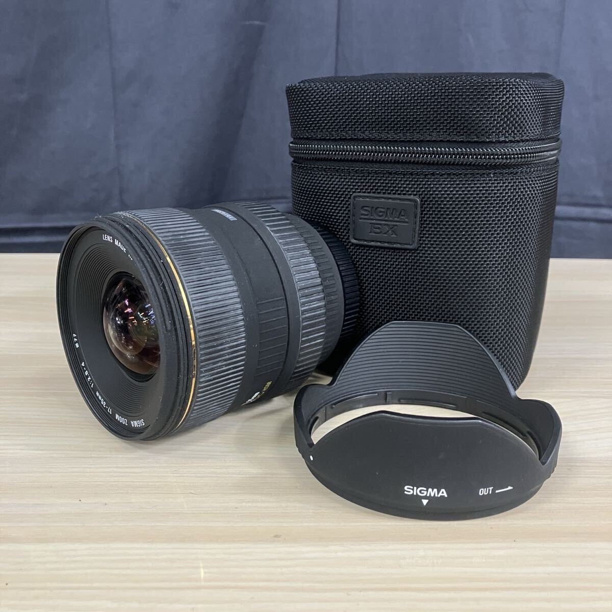 ●【売り切り】SIGMA シグマ ズームレンズ EX SIGMA 17-35mm 1:2.8-4 DG HSM ケース付属 カメラレンズ拍卖