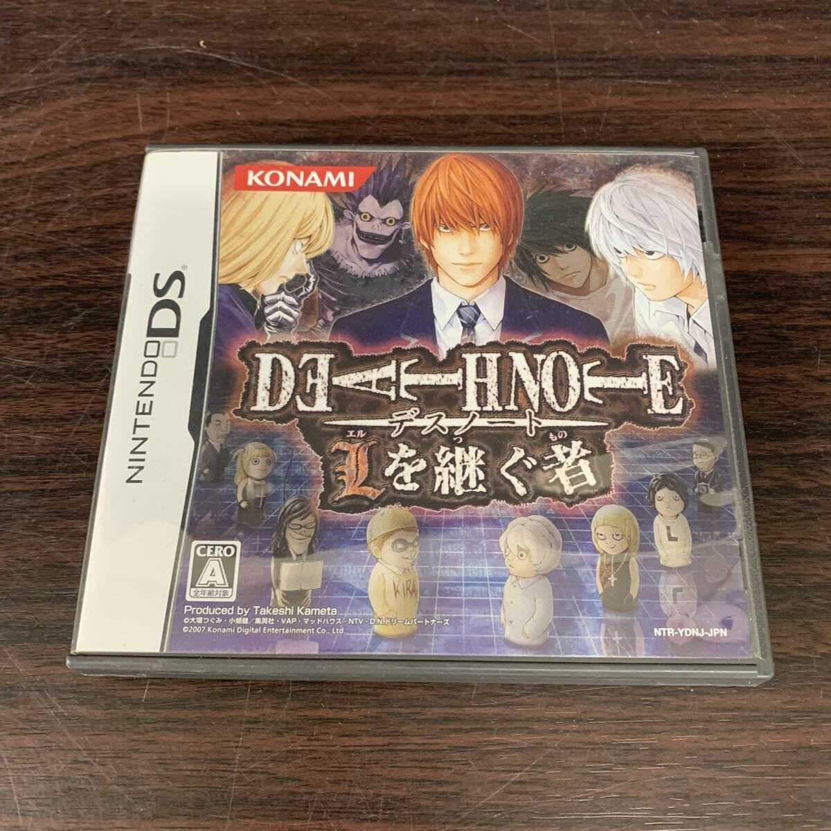 □【売り切り】KONAMI コナミ ニンテンドーDS専用ソフト DEATH NOTE Lを継ぐ者 説明書付属 動作確認済み デスノート ゲームソフト拍卖