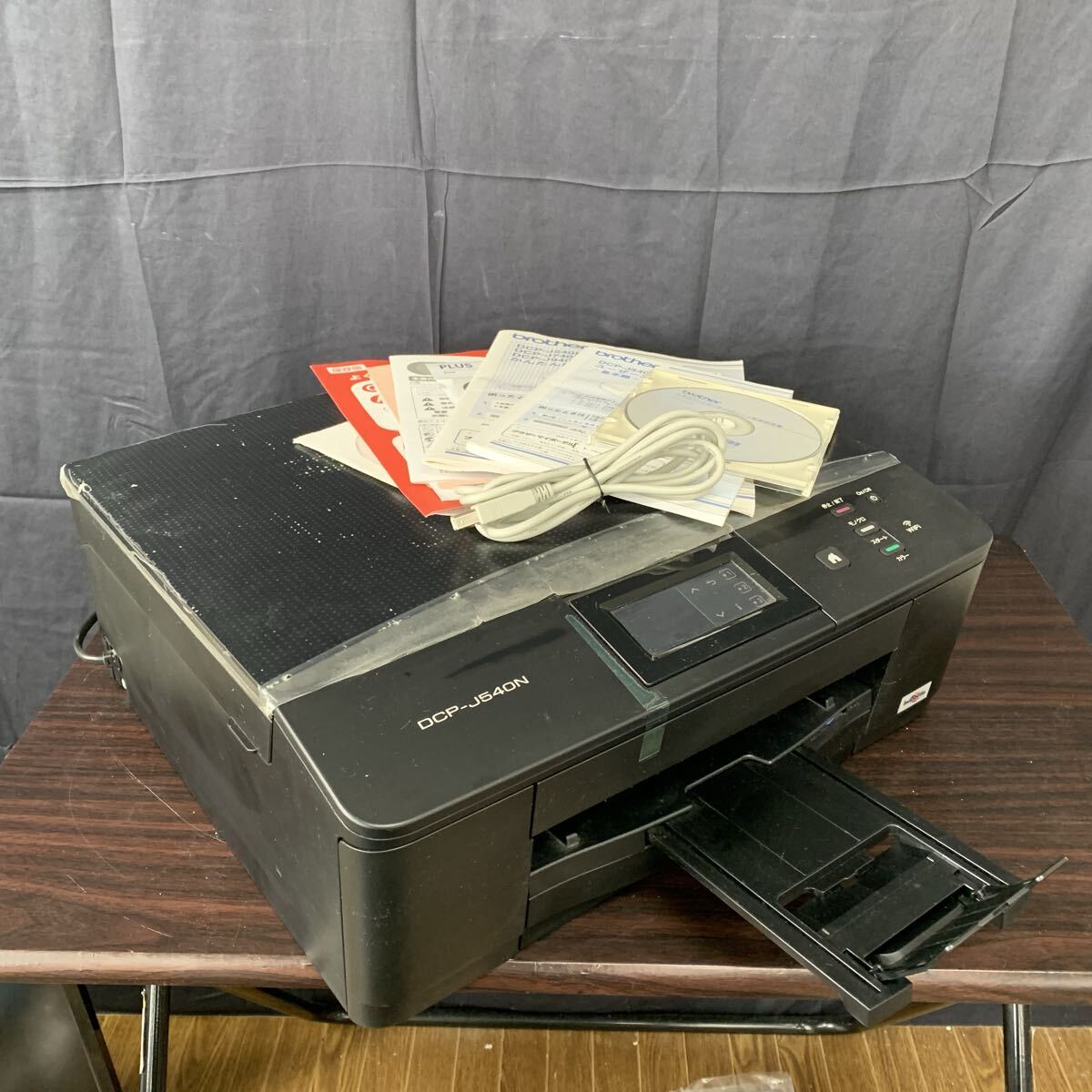 M【売り切り】brother ブラザー インクジェット複合機 PRIVIO プリビオ DCP-J540N ブラック 説明書付属 ジャンク品 事務用品拍卖