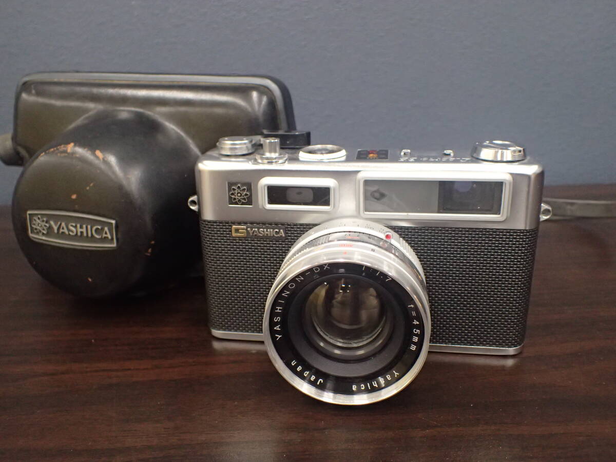 YASHICA ELECTRO35 カメラ YASHINON-DX 45mm 1:7 レンズ ヤシカ エレクトロ 35 フィルムカメラ ジャンクとして 激安1円スタート 拍卖