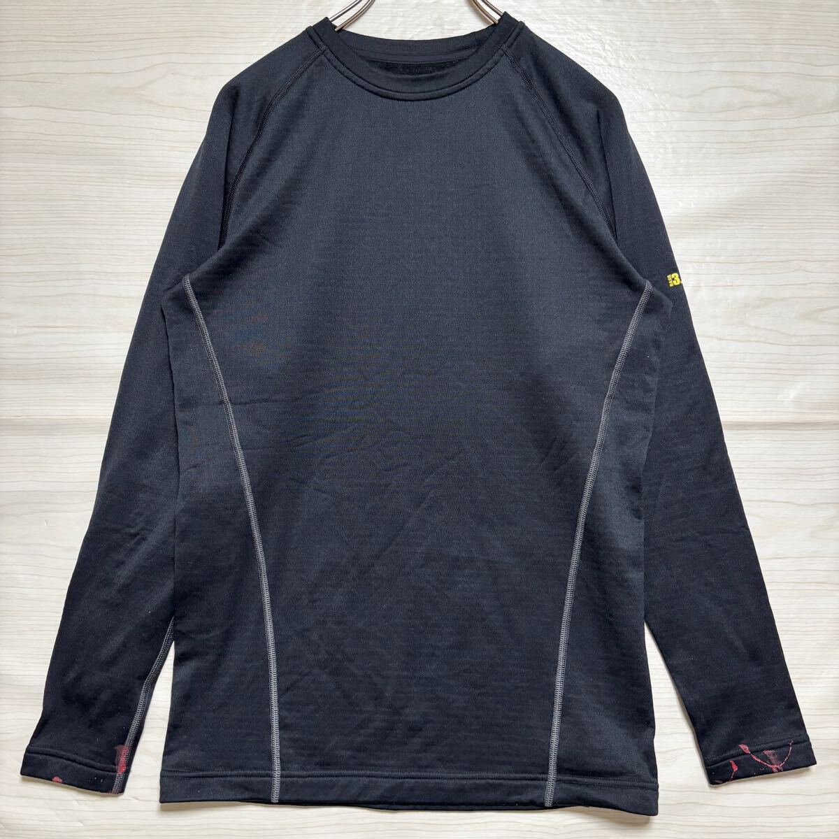 UNDER ARMOR アンダーアーマー ロンT 長袖Tシャツ 長袖カットソー スポーツウェア サイズM ブラック ポリエステル メンズ トップス(39)拍卖