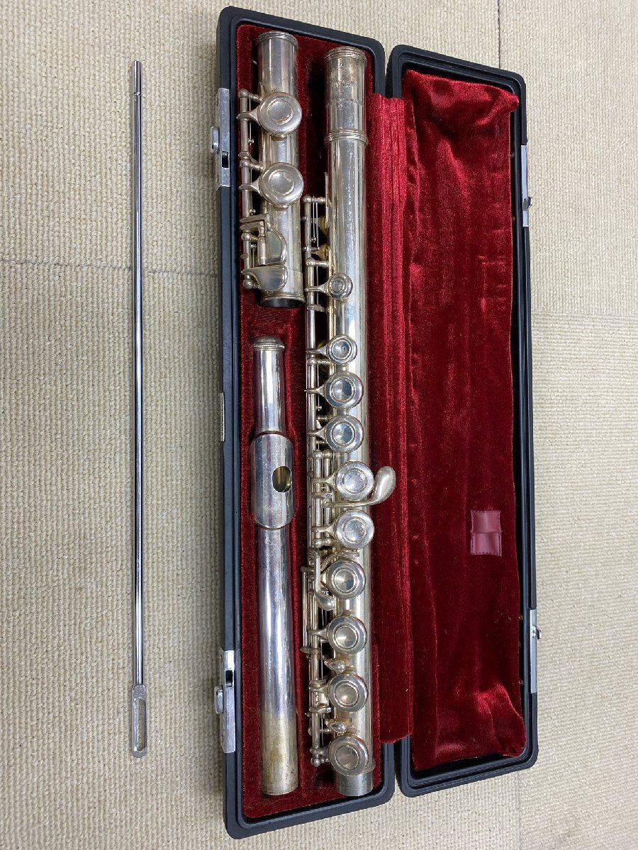 【現状品】ヤマハ YAMAHA フルート YFL311 ケース付 管楽器 日本製 頭部管銀製拍卖