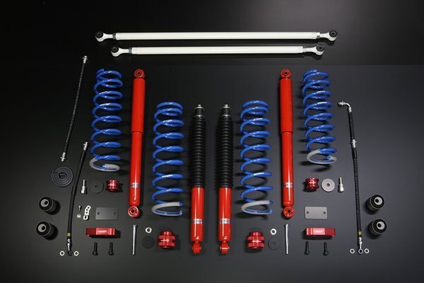 モンスタースポーツ XCLハイトアップサスペンションセット パッケージB ラテラル/ゴムブッシュ ジムニー JB23W 04.10~(5型~) 4WD [拍卖