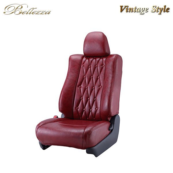 ベレッツァ ヴィンテージスタイル チェスターフィールド シートカバー ジムニー JB64W H30/7~R7/10 後席背もたれ一体型シート拍卖