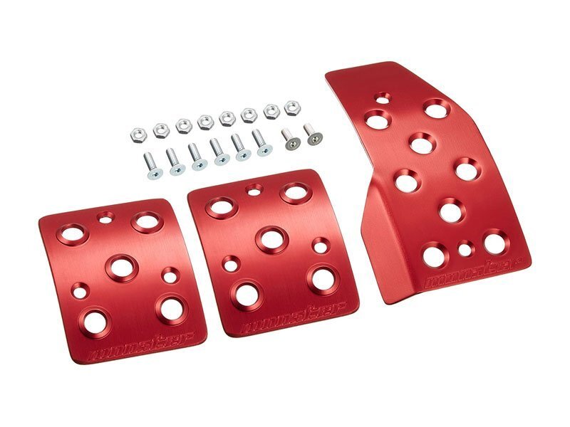 Monster Sport モンスタースポーツ スポーツドライビングペダルカバー レッドアルマイト スイフトスポーツ ZC32S MT拍卖