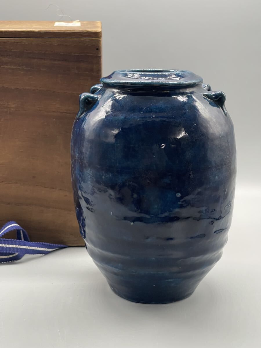 古中国★唐時期★瑠璃釉 花瓶 花入 唐物拍卖