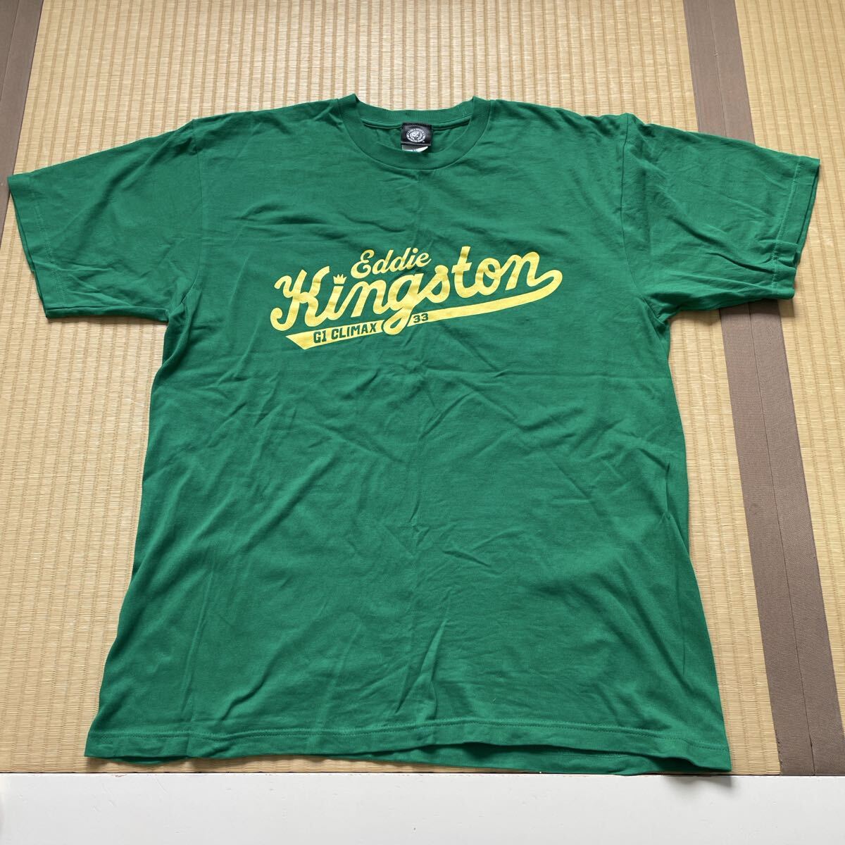 新日本プロレス Tシャツ Eddie Kingston ロゴTシャツ エディキングストンTシャツ EDDIE KINGSTON 半袖Tシャツ拍卖