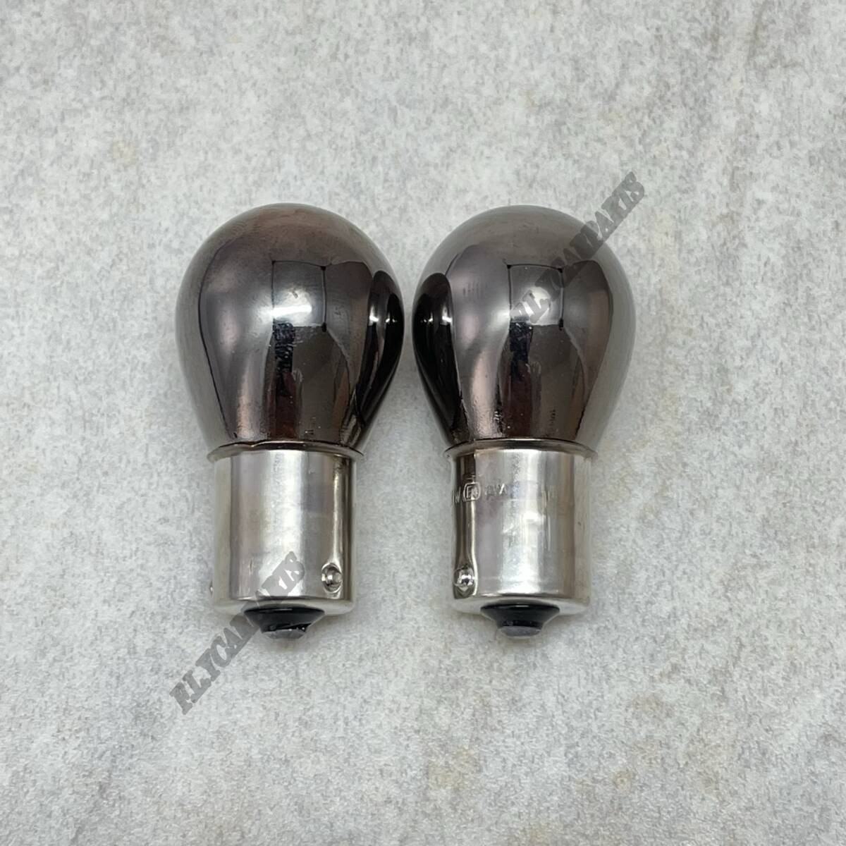 ステルスバルブ S25 180° クロームバルブ 2個 ハロゲン バルブ ウインカー アンバー クロームバルブ 大人気拍卖