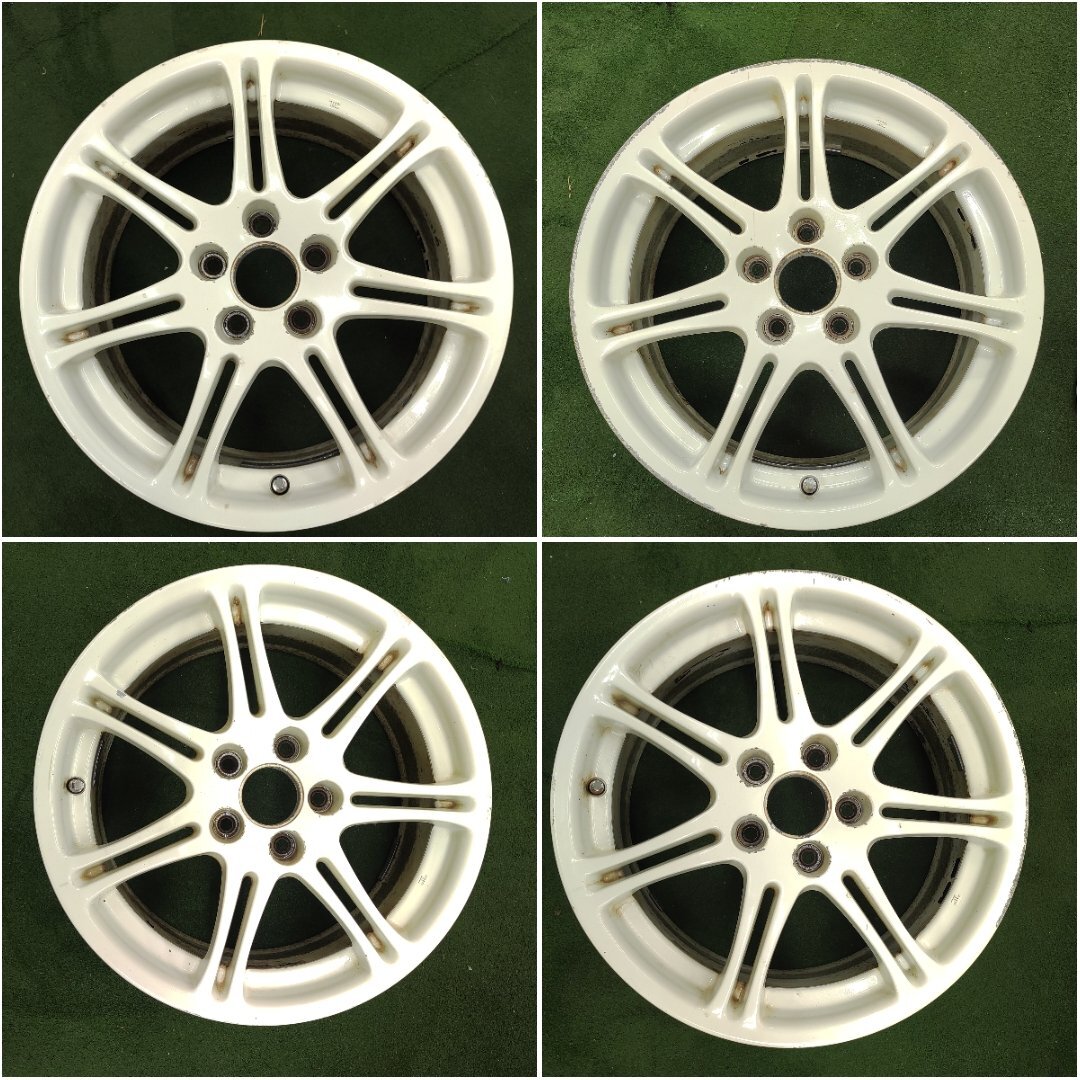 ★中古品★HONDA ホンダ 純正 EP3 シビック タイプR 後期17×7J +45 PCD114.3 5H 5穴 17インチアルミホイールセット【他商品と同梱歓迎】拍卖