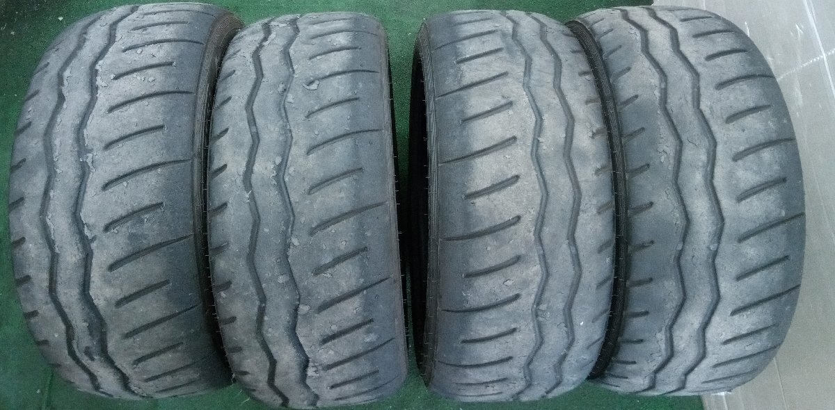 ★中古品★DUNLOP DIREZZA B11 205/50R16 2024年製 タイヤセット 4本 ジムカーナにて使用品【他商品と同梱歓迎】拍卖