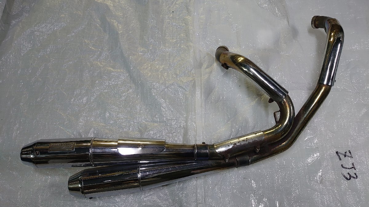 ★中古品★激レア!? ハーレー スポーツスター 純正オプション?? KERKER カーカー XL1200 マフラー【他商品と同梱歓迎】拍卖