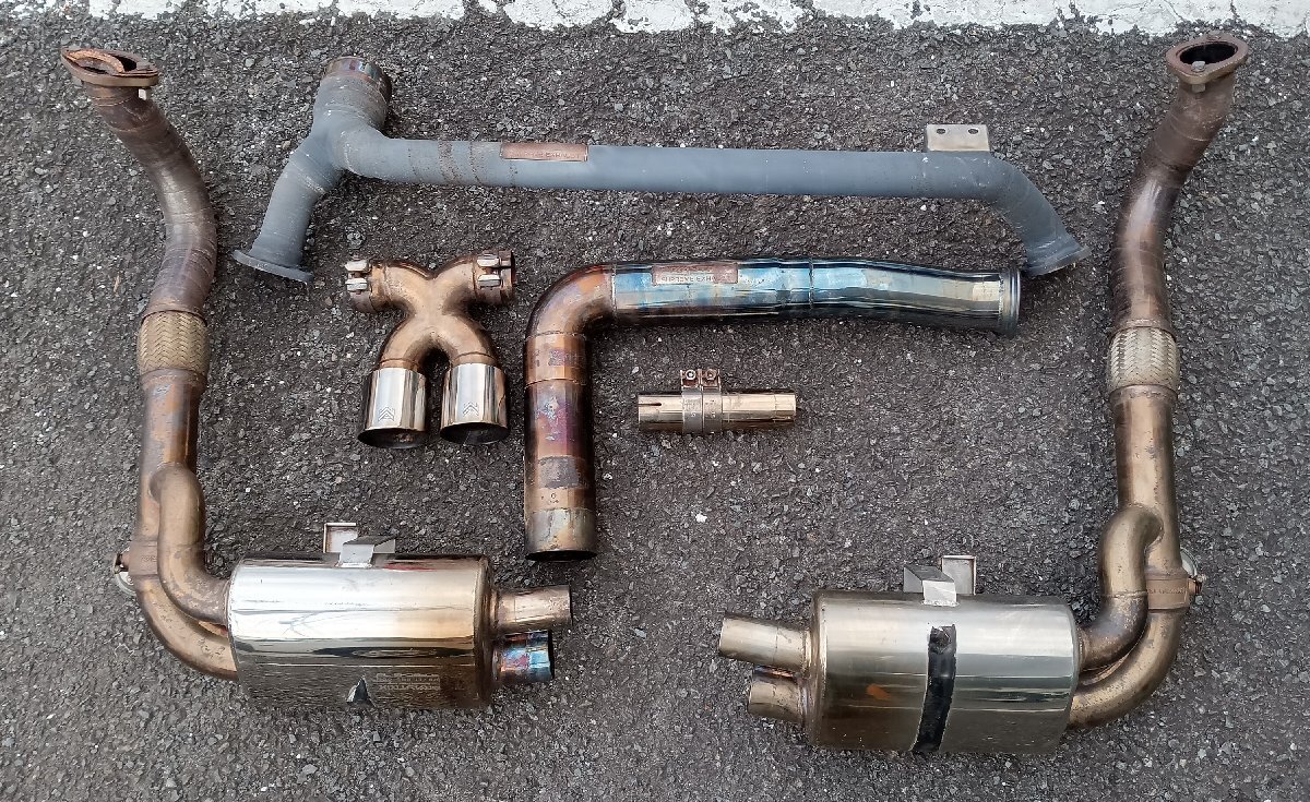 ★ジャンク品★ ポルシェ 718 ボクスター ケイマン ARMYTRIX 可変バルブマフラー エキゾースト【他商品と同梱歓迎】拍卖