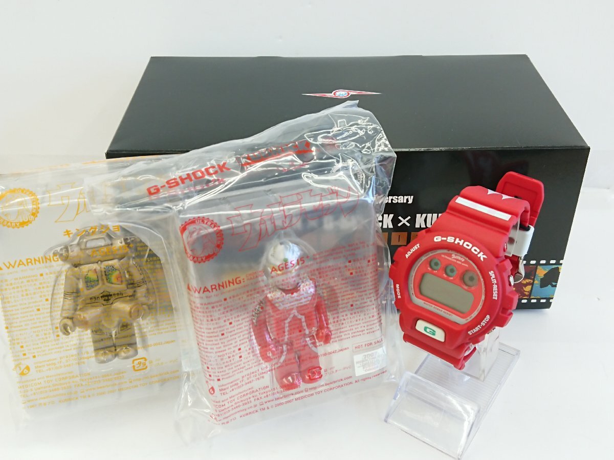 ★ジャンク品★ CASIO G-SHOCK ウルトラセブン 誕生40周年記念モデル カシオ DW-6900BUL7-9JF キューブリックセット【他商品と同梱歓迎】拍卖