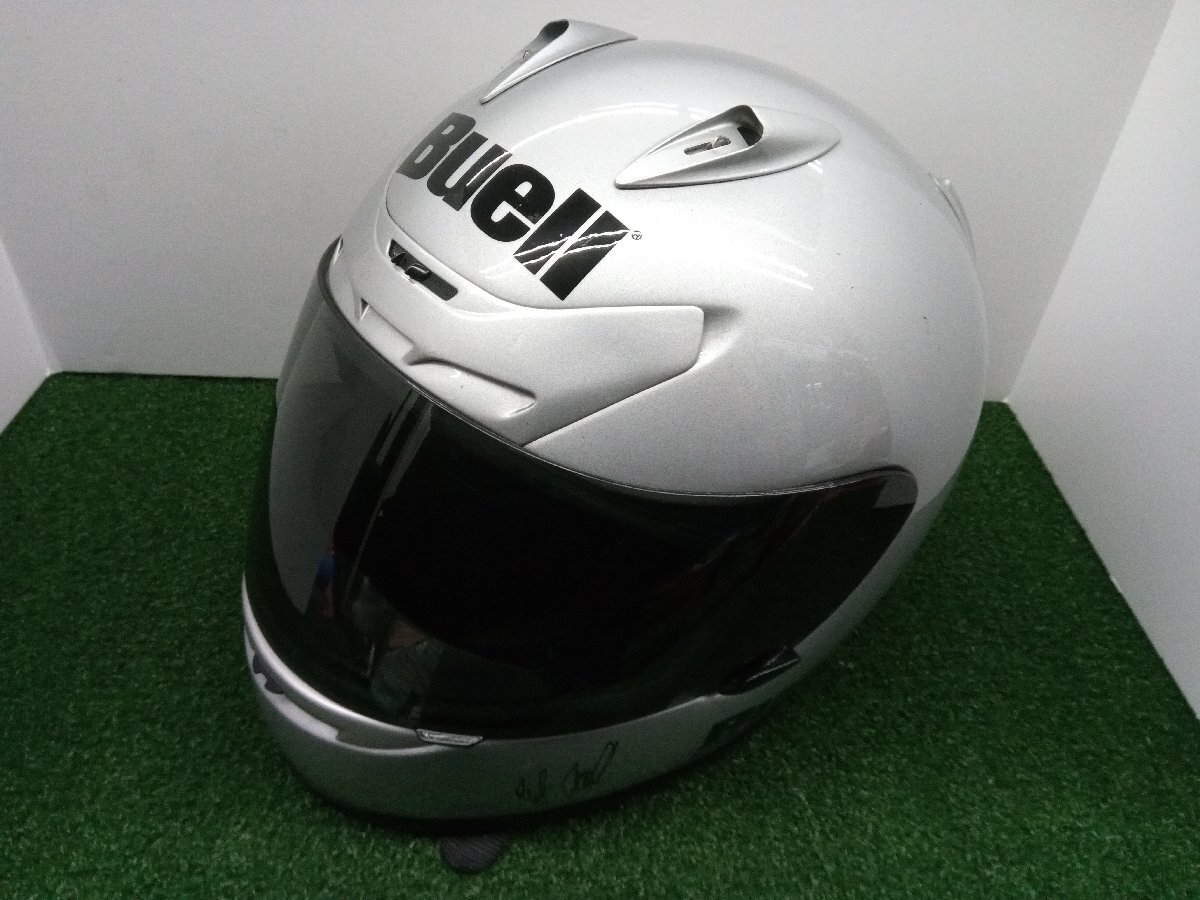 ★中古品★SHOEIフルフェイス ヘルメットBUELL3 スポンジが加水分解 製造:2000年08月03日 詳細不明 希少品?レア品?【他商品と同梱歓迎】拍卖