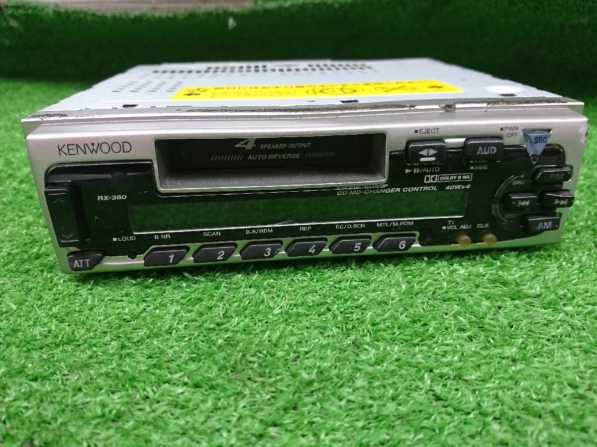 ★ジャンク品★KENWOOD ケンウッド テープデッキ RX-360 電源なし 本体のみ【他商品と同梱歓迎】拍卖