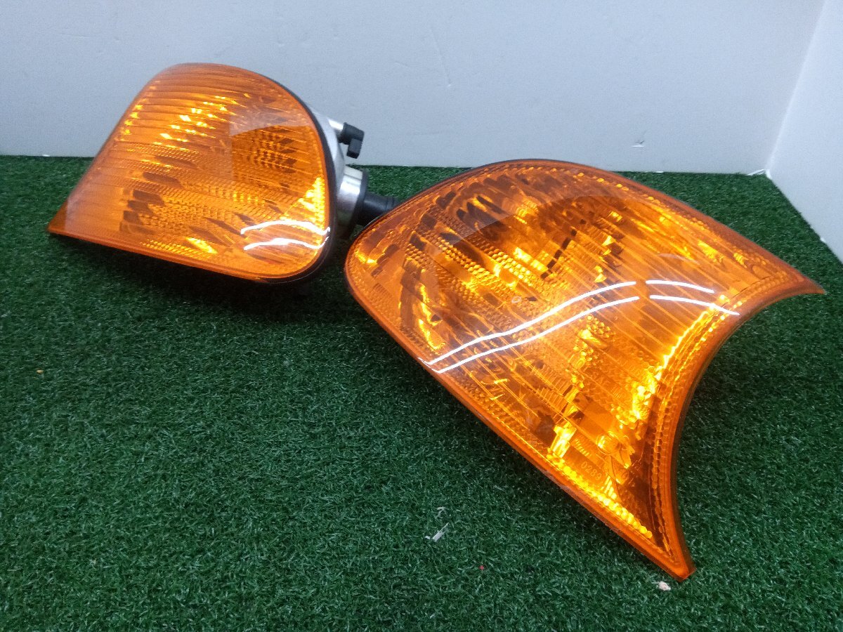 ★中古品★BMW E46 M3 2ドア オレンジ コーナーレンズ 左右 1315106223 1315106224 ウィンカー サイドマーカー BOSCH製【他商品と同梱歓迎拍卖
