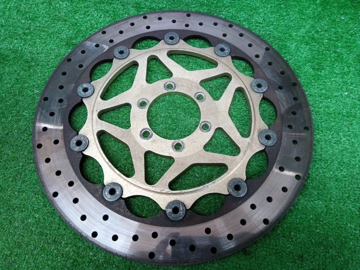 ★中古品★YAMAHA ヤマハ 1989年 TZ250 2KM 純正 特殊鋳鉄 フロント ディスクローター 2KM-25830-00【他商品と同梱歓迎】拍卖