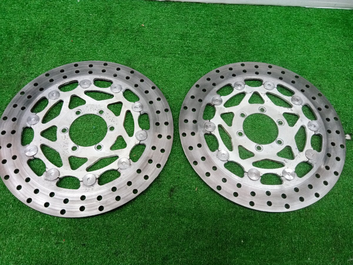 ★中古品★YAMAHA ヤマハ XJR400R 純正 フロントディスクローター 残約4.1/4.1mm ディスクブレーキ 【他商品と同梱歓迎】拍卖