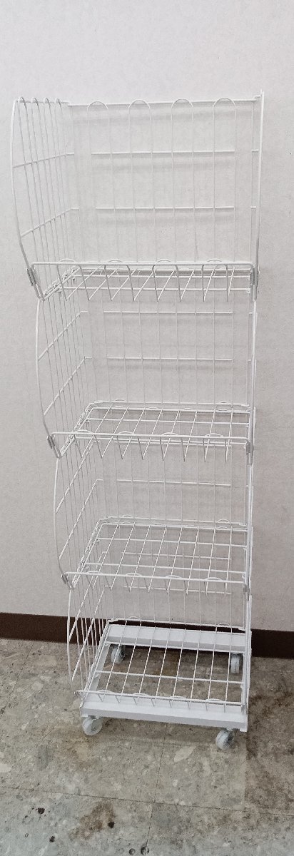 ★未使用品★ ワイヤーバスケット 三段タイプ(小) GE-1000 オプションパーツ GE-1000-OP 1台OPカゴ付き【他商品と同梱歓迎】拍卖