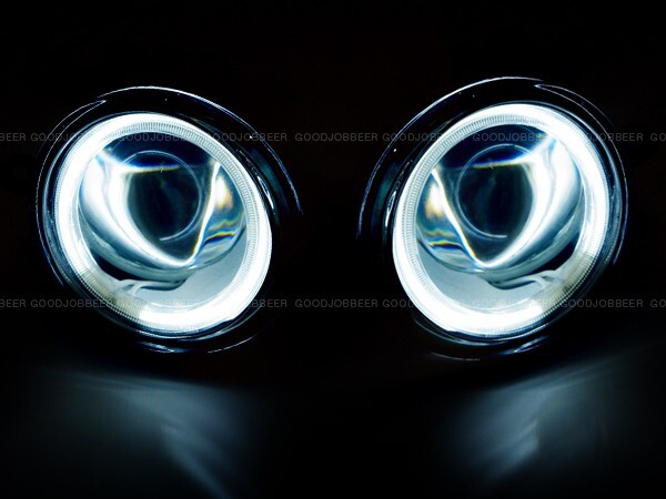 フォグランプ LED ホワイト 白 イカリング CCFL 純正交換 フォグライト アクア NHP10 H23.12-拍卖