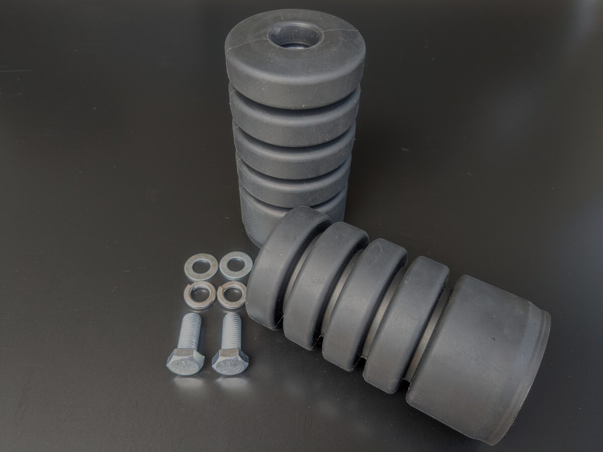 ジムニー ビッグバンプストッパー(ソフトタイプ) リア用 左右2個セット ジムニーシエラ JB23、JB33JB43JB64JB74JA12JA22 バンプラバー拍卖