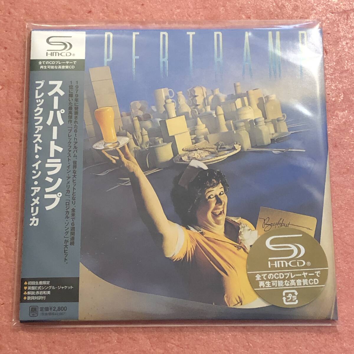 未開封 SHM-CD 紙ジャケット 国内盤 帯付 スーパートランプ / ブレックファスト イン アメリカ Supertramp / Breakfast In America拍卖