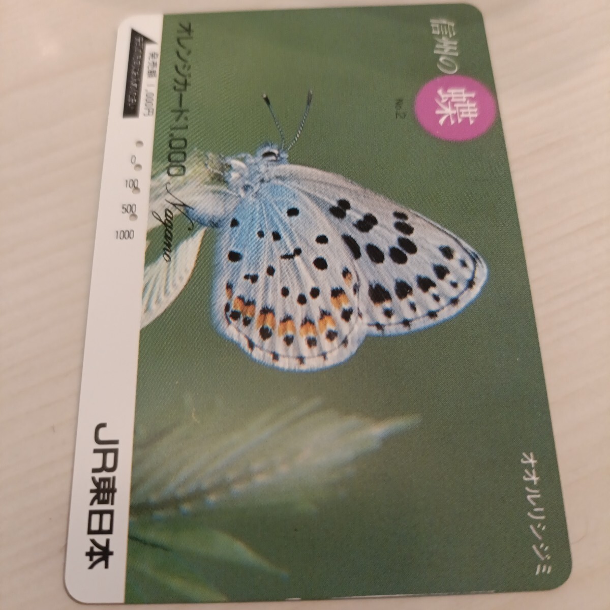 使用済JR東日本オレンジカード 信州の蝶②拍卖