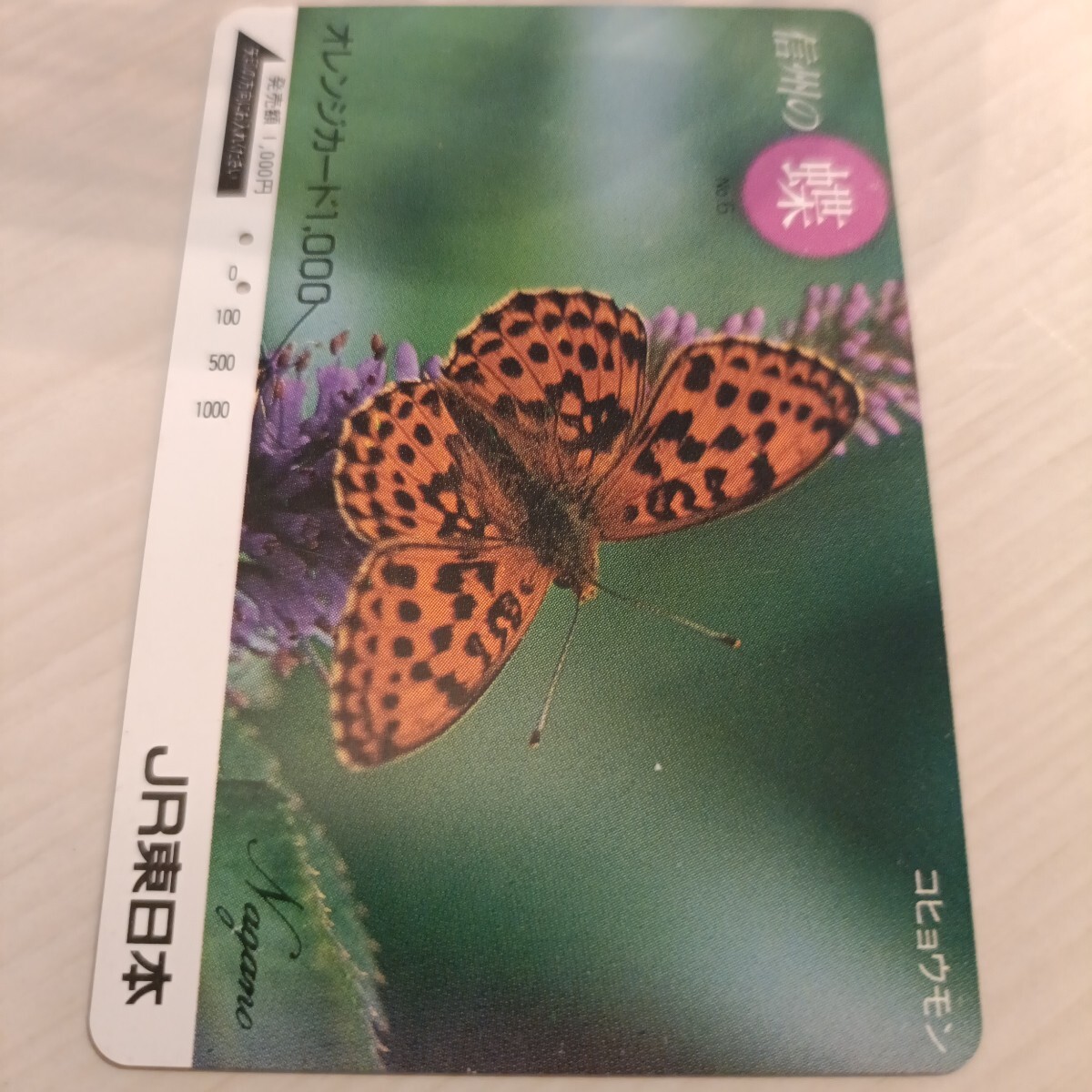 使用済JR東日本オレンジカード 信州の蝶⑤拍卖