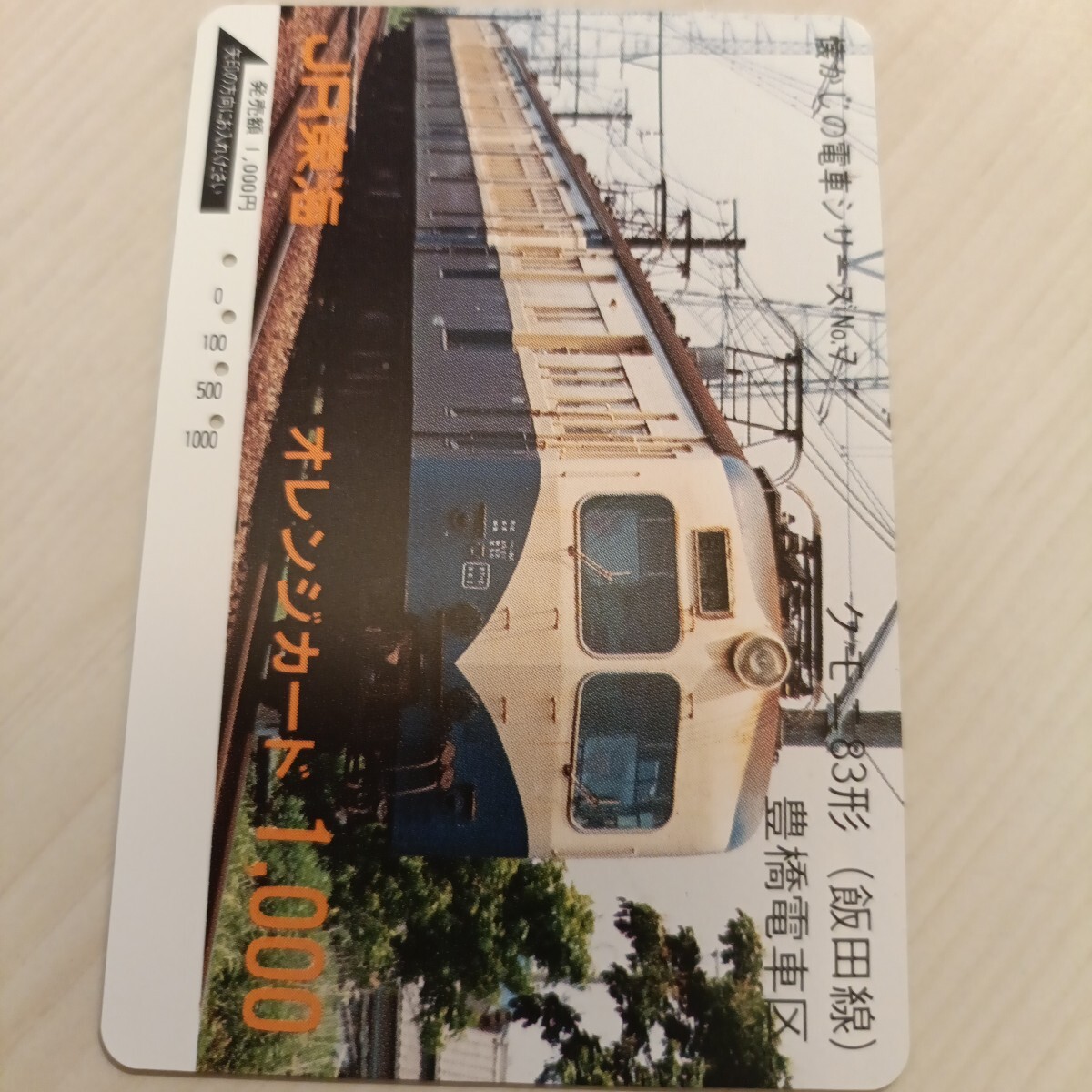 使用済JR東海オレンジカード 懐かしの電車シリーズ⑦拍卖