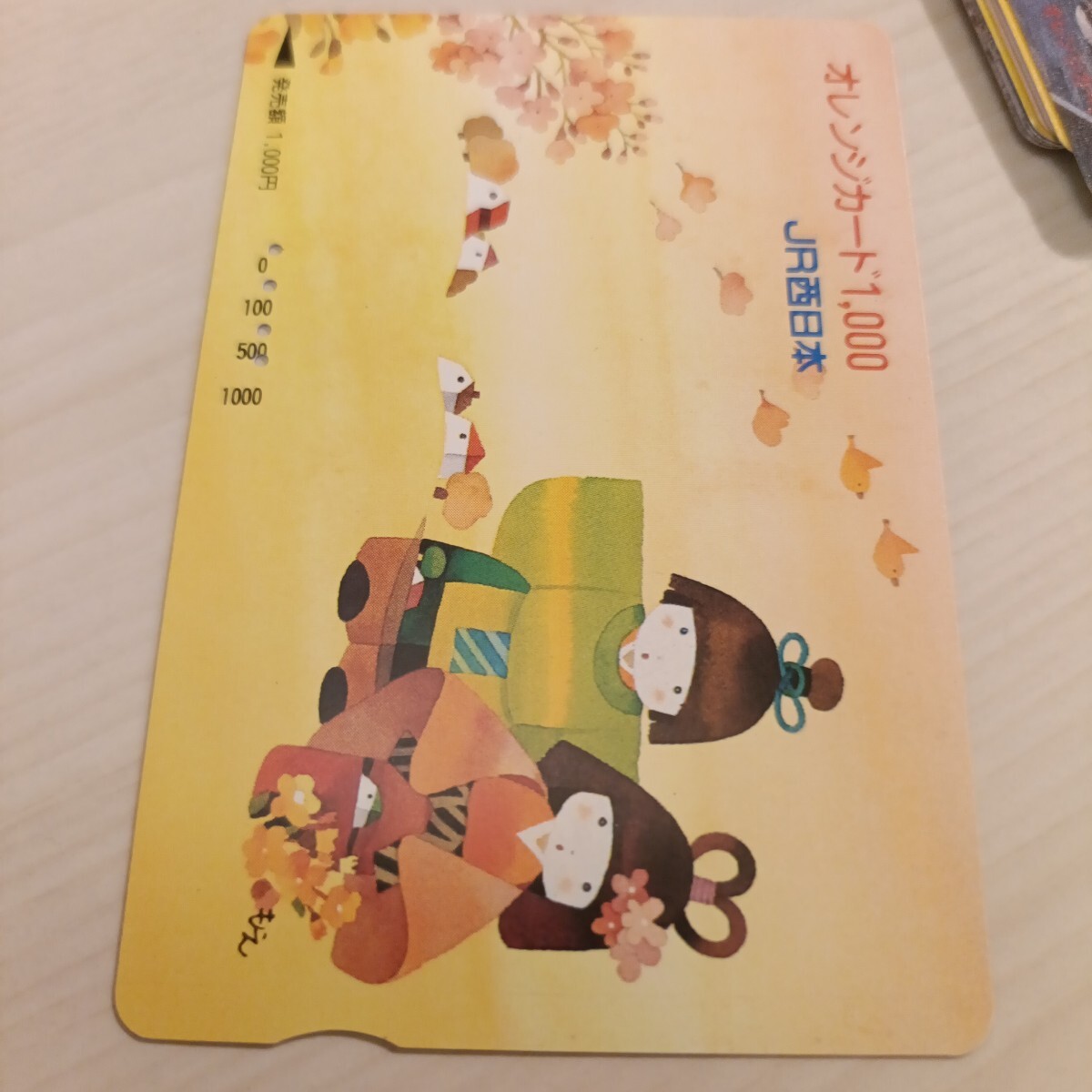 使用済JR西日本オレンジカード イラスト③拍卖