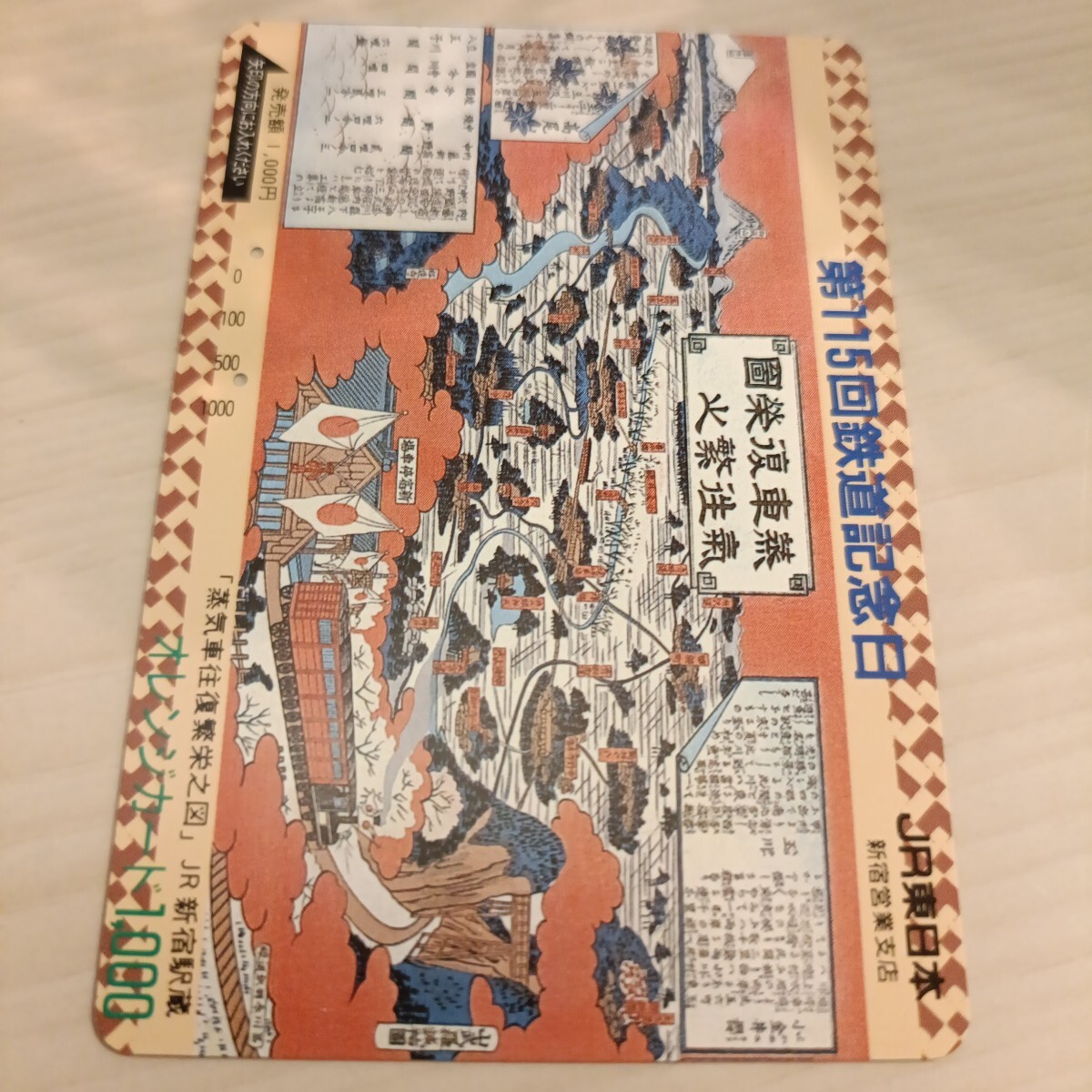 使用済JR東日本オレンジカード 第115回鉄道記念日②拍卖