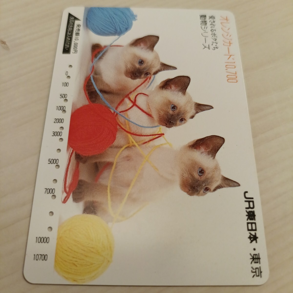 使用済JR東日本オレンジカード 愛される動物シリーズ③拍卖