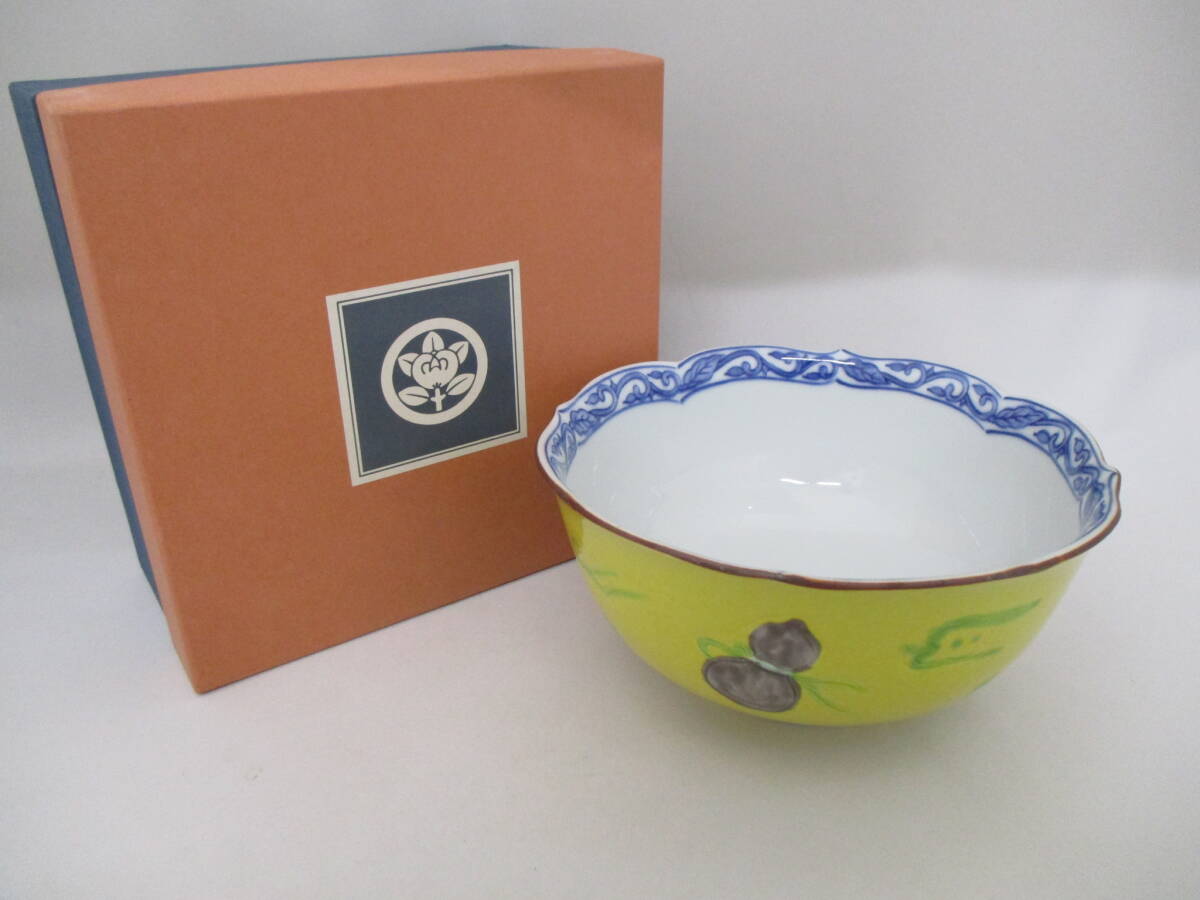 たち吉 菓子鉢 宝づくし 橘吉 和食器 陶器 箱付き 【8647】拍卖