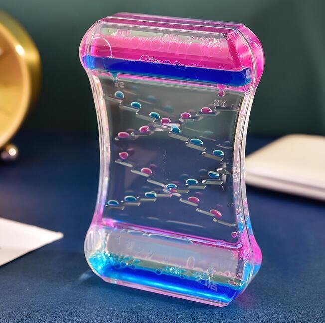 新品2個セット オイル時計 オイルタイマー 置物装飾運動飾り物砂時計 キャンディーオイルタイマー 液体オイル 水時計 オイルモーション拍卖