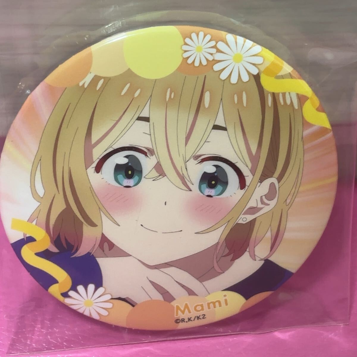 ●彼女お借りします 七海麻美 缶バッジ かのかり拍卖