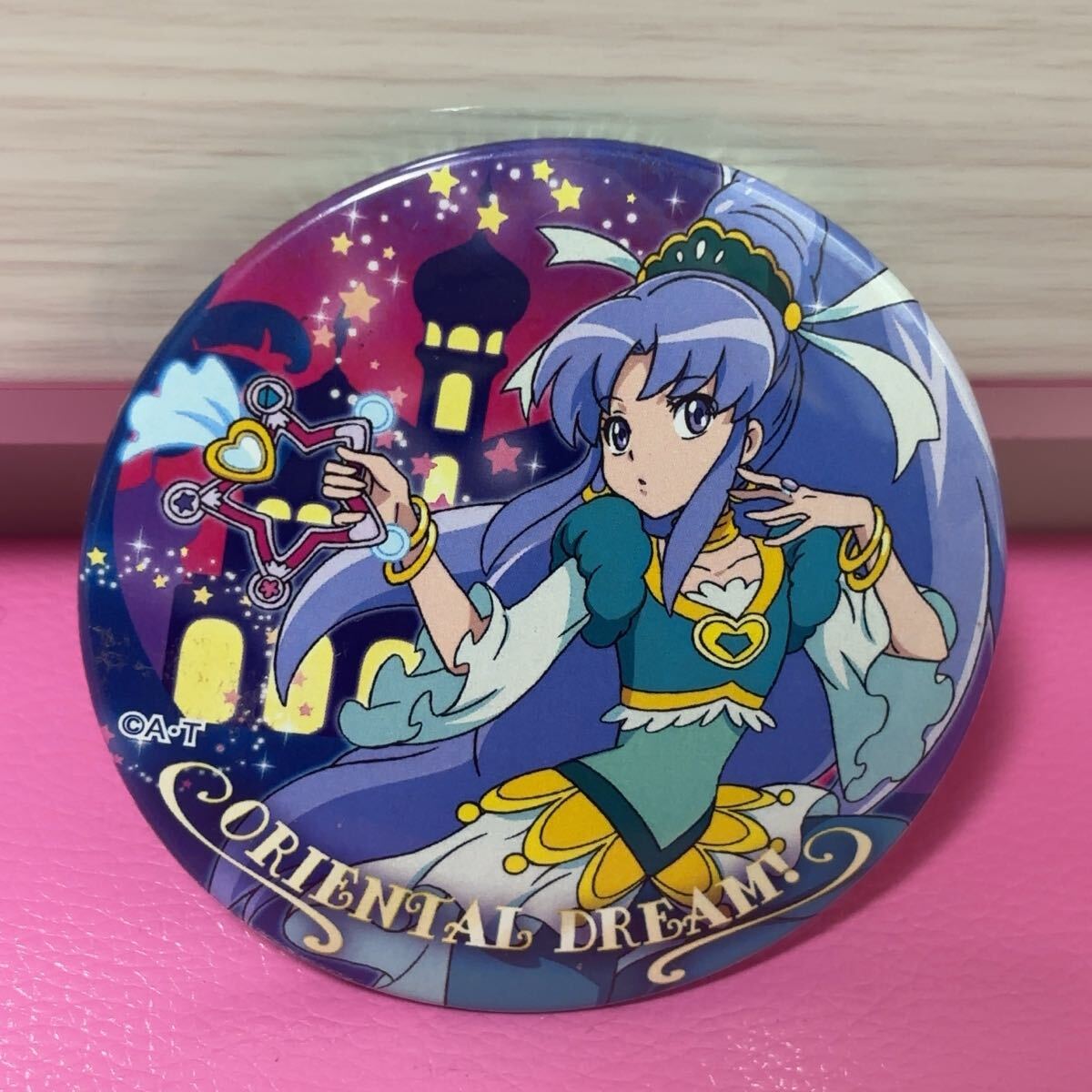 ●プリキュア トゥインクル缶バッジ キュアフォーチュン パインアラビアン拍卖