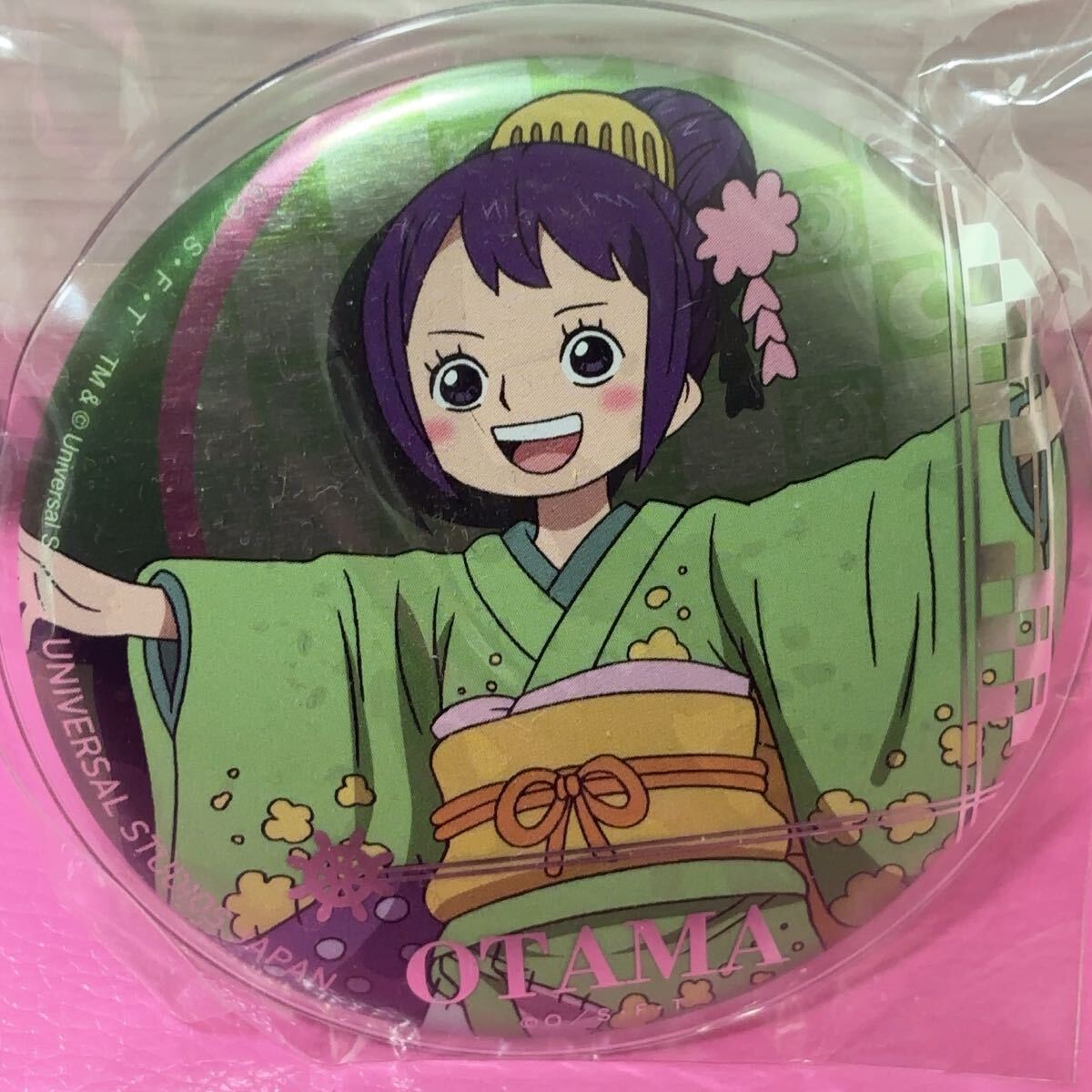 ●USJ ONE PIECE 缶バッジ おたま ユニバーサルスタジオジャパン拍卖