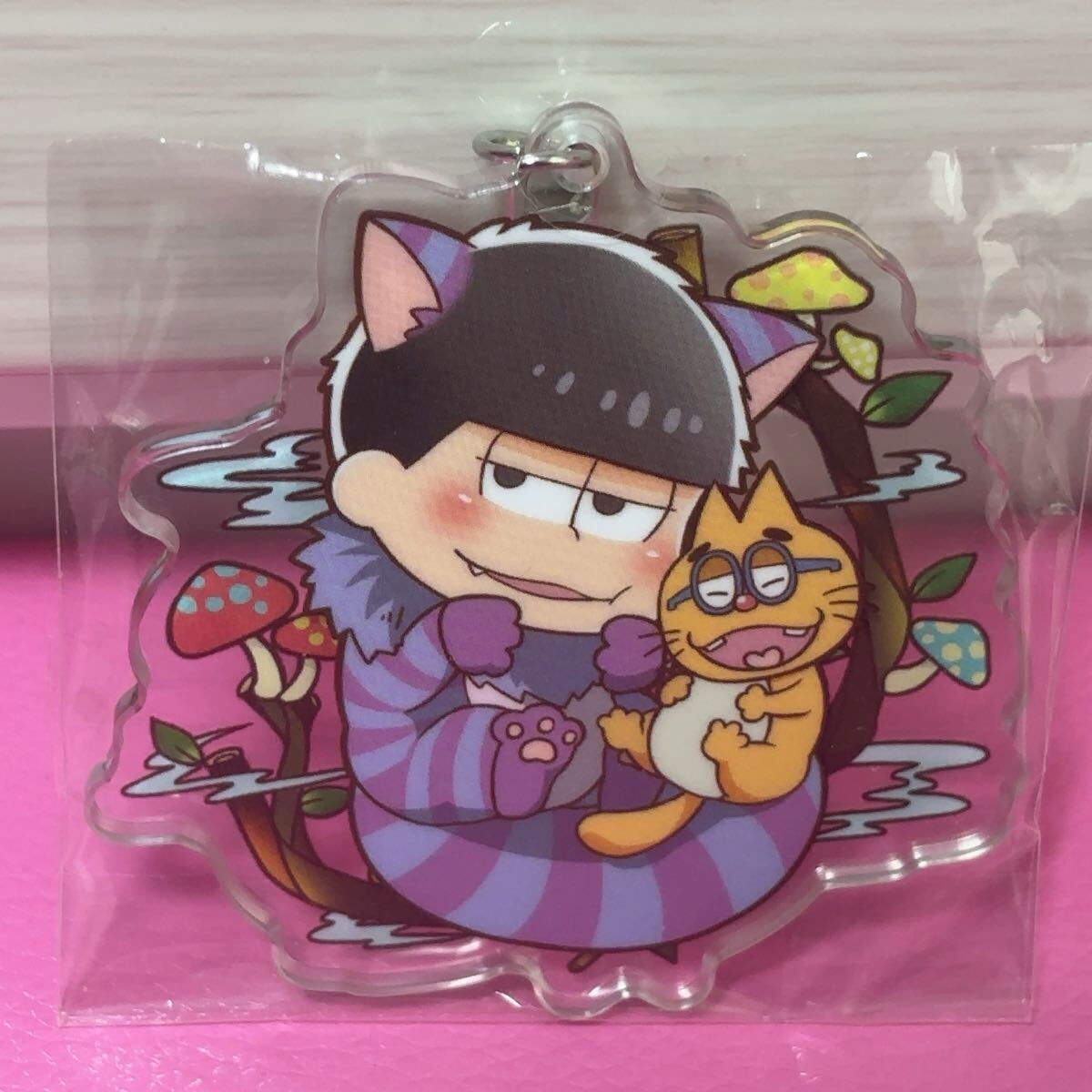 ●おそ松さん ぷりっしゅ アクリル キーホルダー アリスver. 一松 チェシャ猫拍卖