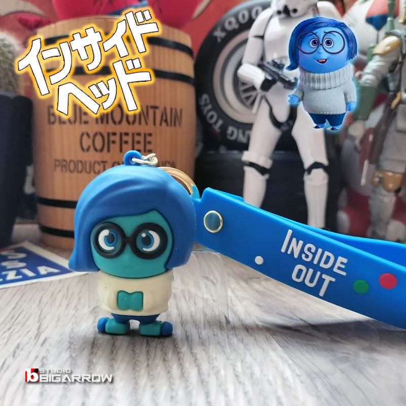 インサイドヘッド カナシミ INSIDEHED DISNEY ディズニー キーホルダー キーチェーン ストラップ アメリカン雑貨拍卖
