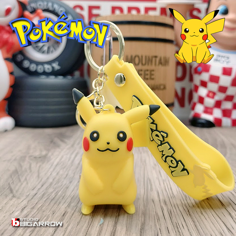ピカチュウ ポケモン POKEMON ポケットモンスター キーホルダー キーチェーン ストラップ アメリカン雑貨拍卖