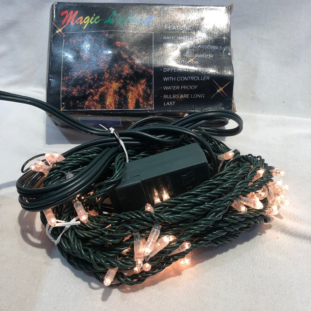 ■■346未使用■Magic Lightset クリア 5W 10m 100ピース イルミネーション ライト 電球 クリスマス拍卖