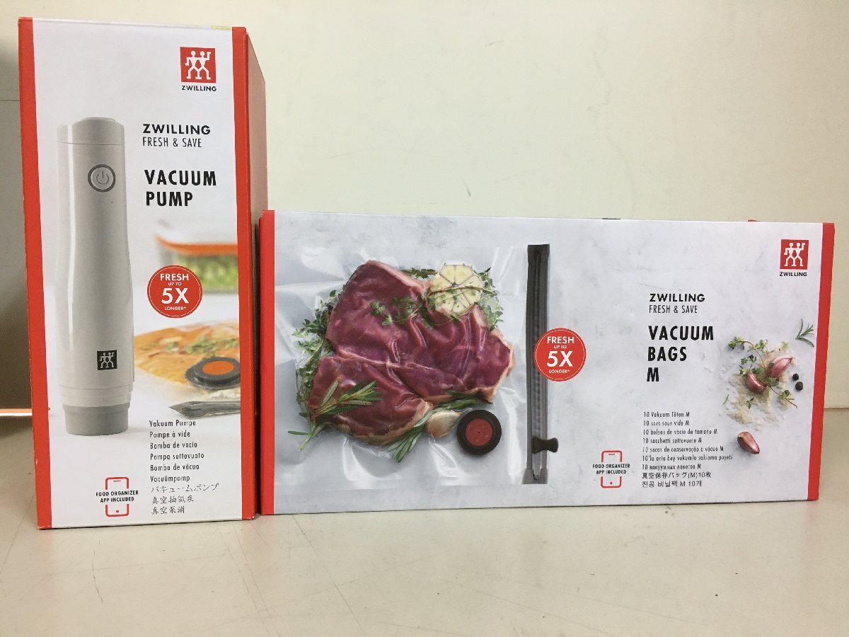 A4494 ツヴィリングJ.A.ヘンケルスジャパン フレッシュ & セーブ 真空パック機・袋 本体 真空 ポンプ拍卖