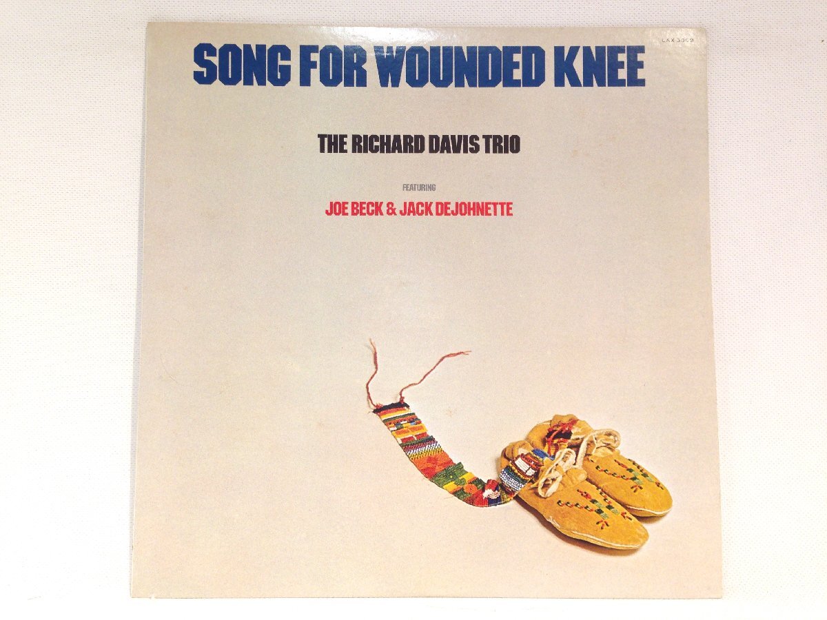 ●●48●LPレコード / SONG FOR WOUNDED KNEE / THE RICHARD DAVIS TRIO / ポートレート付 / JAZZ ジャズ 洋楽拍卖